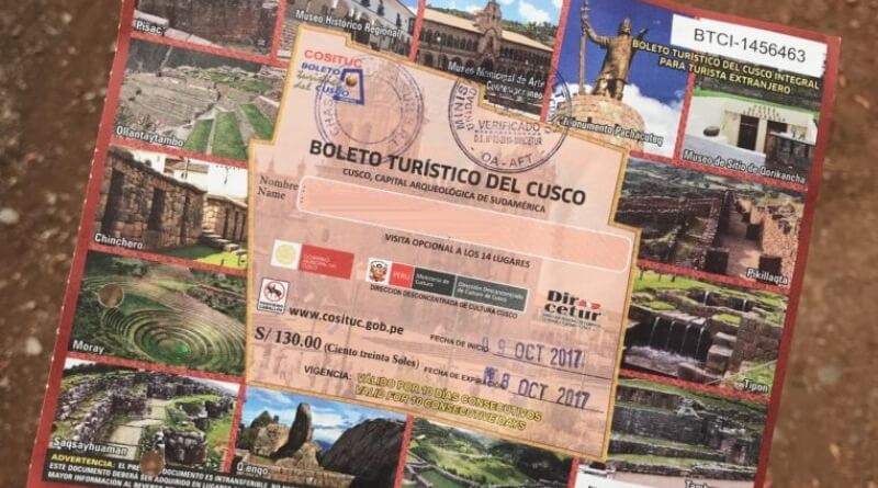 Boleto Turistico Cusco